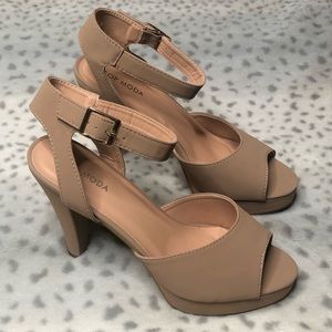 TOP Moda | Shoes | Top Moda Bonica 27 Platform Heel Sandal Open Toe |  Poshmark